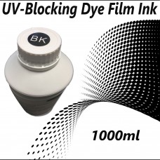 UV-Blocking High Opacity Black Dye Silk Screen Printing Film Ink, 1000ml