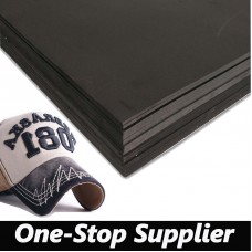 100 sheets，15" x 18" x 3mm，Black Color - 3D Embroidery Puff Foam Backing Paper