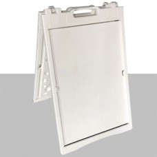 Premium Double-Sided Plastic A-Frame 21 ½" x 30" （55x76CM）WHITE