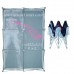 2x3, Velcro Tension Fabric Backdrop Booth Frame Straight Pop Up Display Stand，152x228cm(W*H)