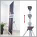 New & Premium Adjustable X Banner Stand from 24"x63" to 30"x72" (2 in 1)Portable Oxford Bag(60x160cm to 80x180cm)