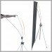 New & Premium Adjustable X Banner Stand from 24"x63" to 30"x72" (2 in 1)Portable Oxford Bag(60x160cm to 80x180cm)